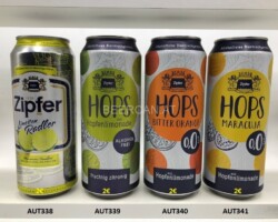 - AUT338 ZIPFER Limetten Radler 2012 2 EURO - AUT339 ZIPFER Hops Fruchtig Zitroning 2018 2 EURO - AUT340 ZIPFER Hops Bitter Orange 2019 2 EURO - AUT341 ZIPFER Hops Maracuja 2019 2 EURO