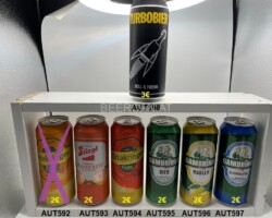 AUT592-598 Ottakringer Mango Radler, Stiegl Grapefruit Radler, Ottakringer Kirsch Radler, Gambriuns Bier, Gambrinus Radler, Gambrinus Alkoholfrei, Turbobier Hell &amp;amp; Turbo Bierdose aus Österreich, Österreichische Bierdosen Sammlung, beer can collection Austria