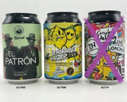 AUT695-697 Bierol El Patrón Double IPA, Loncium Lemonrose &amp;amp; Mary Beer, Loncium &amp;amp; TH Brewing Everyboys Darling, Österreiche Bierdosen, Bierdosensammler, Craft Beer from Austia, Craft Bier aus Österreich