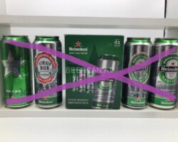 BCS021 HEINEKEN WORLD CITY EDITION incl. BOX 4 CAN SET CZECH REPUBLIC (2013) 12 EURO beer can set collection
