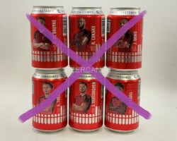 BCS096 BELGIAN NATIONAL TEAM EDITION 6 CAN SET BELGIUM (2024) 18 EURO beer can set collection