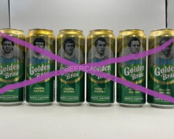 BCS101 GOLDEN BRÄU CRAIOVA MAXIMA EDITIE LIMITATA 6 CAN SET ROMANIA (2023) 30 EURO beer can set collection