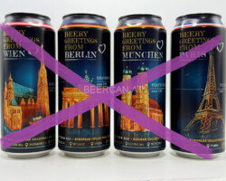 BCS102 KALEA BEERY GREETINGS EDITION 4 CAN SET AUSTRIA (2024) 30 EURO beer can set collection