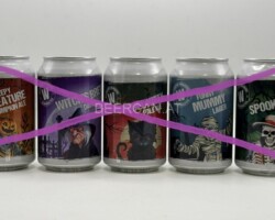 BCS106 WITTORFER BRAUEREI HALOWEEN 24 EDITION 5 CAN SET GERMANY (2024) 25 EURO beer can set collection
