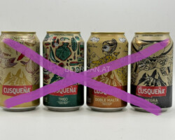 BCS109 CUSQUENA ANTIC PERUVIANCOOKING RECIPES ESDITION 4 CAN SET PERU (2023) 20 EURO beer can set collection, Bierdosenmuseum Österreich, Beer Can Museum Austria