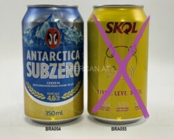 BRA054-055 Antarctica Subzero Cerveja 4, 6%, Skol Livre, Leve, Skol 4, 7, beer can Brasil lata de cerveja brasil, lata de cerveja brasil, Beer Can Collector