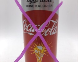 CCC251 Light Fifa WM Pokal 2017 Germany 2 EURO Coke Can Collection, Cola Dosen Sammlung, Coke Collector, Coke Collection