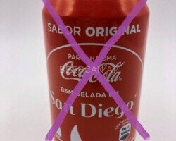 CCC312 Sabor Original "San Diego" 2017 Portugal 2 EURO Coke Can Collection, Coke Can Collector, Cola Dosen Sammlung