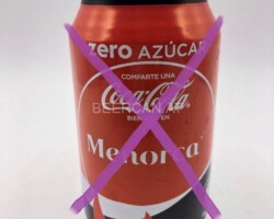 CCC313 Zero Azucar "Menorca" 2017 Spain 2 EURO Coke Can Collection, Coke Can Collector, Cola Dosen Sammlung