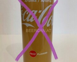 CCC439 Coca Cola Flavors Vanilla  Slim 250ml 2021 for Austria &amp; Switzerland Belgium 2 EURO Coke can collector Coke can colection, coke can set, coke collector
