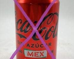 CCC455 Coca-Cola Sin Azucar "Cuando Mex Gane Edition 2022 Mexico 3 EURO, Coce Can Collection Mexico, coca cola can collector