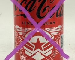 CCC479 Coca Cola Zero Azucar Avengers Edition Capatain America  2023 Spain 2 EURO  Coke can collector Coke Can Collector