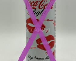 CCC512 Coca-Cola light "Folge Deinem Herz Edition " 2013 Austria 330ml Slim Can 2 EURO Coke can collector, Coca Cola Collection, Coke Collector