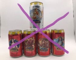 CCS007 World of Warcraft (not complete) 2006 Hong Kong 10 EURO Coke can colection, coke can set, coke collector