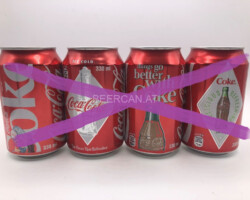 CCS011 Coke Retro Set 2013 Czech Republic 8 EURO Coke can collector Coke Can Collector