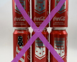 CCS082 Coca-Cola USO Military Edition 2017 USA 473ml 6 Can set 18 EURO Coke co canlection, coke can set, coke collector