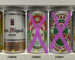 CHN048-052 Kingway Beer Export Premium Qualität, san Miguel Beer Guangzouh, Snowflakebeer, Tsingtao Beer Can, Tsing tao white beer can, Chinese Beer can collection, Chinese Beer Can Collector, Bierdosen aus China, Chinesische Bierdose