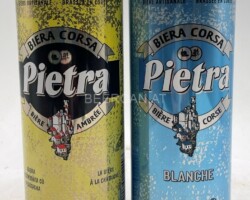 COR003-004 Pietra Biere Ambree, Pietra Biere Corse Blanche, Corse Beer Can, Corse beer can collector, Bierdose Korsika