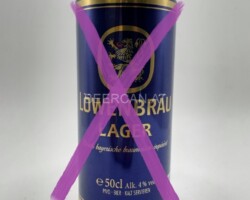 CRO026 Löwenbräu Lager  Kroatien, Croatia beer can, croatia beer can collection