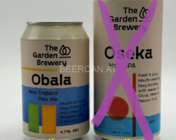 CRO068-069 The Garden Brewery Obala New England Pale Ale, The Garden BRewery Oseka Hazy IPA, Croatian beer can collection, beer can from Croatia, Croatia Beer Can Collector, Kroatische Bierdosen, Bierdose Kroatien