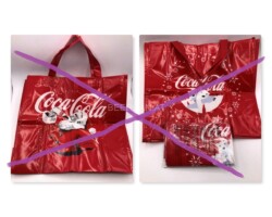 Coke shopping bag (Santa/Polar Bears on each side) 4 EUR/each Coke Collector Coca Cola Collector Coca Cola Sammler