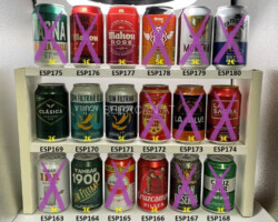 ESP163-180 Ambar IPA, Ambar 1900 Sin Filtrar, Amstel Cerveza Ahora 0, 50€, Cruzcampo Pilsen, Cruzcampo Reserva, Cruscampo Cruz Sur, El Corte de Ingles Clasica Beer, El Aguila Sin Filtrar 0.0, El Aguila Sin Filtrar, Falke Especial Gluten Free, La Salve, La Sagra, Magna Cerveza Rubia, Mahou Sin Filtrar, Mahou Rose, Mahou Itabla Mango Chili, Morena Tostada, Rambler´s Extra Malta Latas de cerveza españolas, coleccionistas de latas de cerveza Spanish beer can collection Bierdosen Spanienl beer can Spain, Spanish beer can collector, cans Spain, beverage can Spain, lata de cerveza españa, coleccionista de latas de cerveza española, latas españa, lata de bebida españa