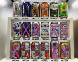 FRA099-116 canettes de bière françaises Bierdosen Frankreich, French beer can collection, beer can collector France
