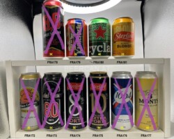 FRA172-181 Rince Cochon Biere Blonde, Saint-Omer 8.0 Forte, Sterling 8% Forte, Sterling 10% Extra Forte, 1664 Edition Limitee, 3 Monts Biere de Flanders, 8%, 8 Premium, Kanterbräu Biere, Heineken Recycle Edition, Sterling Biere Blonde 33cl, French beer can canettes de bière françaises Bierdosen Frankreich, French beer can collection, beer can collector France