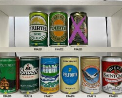 FRA215-223 Münsterhof Export alc. 4, 5, Panach´Panache union de Brasseries, Pelforth Fresh Pale, biere Blonde - Lager Beer, Pelforth Pale Birra Speciale, Peter Pils Produce of Alsace, Saint Omer Biere Blonde, Tourtel Biere Sans Alcool, Tuborg Biere Speciale France 0, 33ml, canettes de bière françaises Bierdosen Frankreich, French beer can collection, beer can collector France