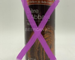 FRA240 Biere dÁbbaye Blonde, French beer can canettes de bière françaises Bierdosen Frankreich, French beer can collection, beer can collector France