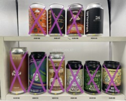 HUN180-189 Monyo Budapest, Horizont Play Ground, Twisted Fantasy, Gingerbread Latte, Mean Riff, Monyo Collab Hop harvest, Monyo Helles Viking, Rothbeer Pyromania, Uradalmi D8 Baltic Porter, Hungarian Craft Beer, Beer Can Collector Hungary, Ungarische Craft Bierdosen