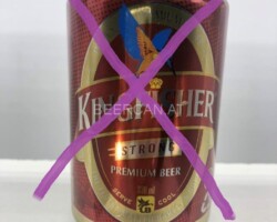 IND001  Kingfisher Strong premium beer, beer can India, beer can collector, india beer can, Bierdose Indien