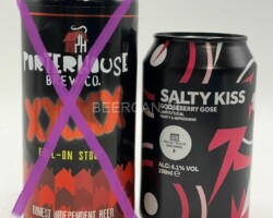 IRL049-050 Porterhouse Brew Co. XXXX Full-on Stout 0, 44l, Salty Kiss Gooseberry Gose 33cl, Beer Can Collector Ireland, Irish beer cans, Dublin Beer Can, Beer Can Museum