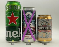 ITA254-256 Heineken Original 50cl, Tovel Lake Mountain Beer Hoppy Pilsner, Superior Italian Plae Lager New Edition 2024, Craft Beer from Italy and Austria, Italian Craft beer cans, Beer Can Collector From Italy, Italienische Bierdosen