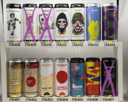 ITA401-414 Biren, Bibibir, Canediguerra, Castelli Birrifico, East Side, Hopskin, Lambrate, Liquida, Mister B, Q, Birrifico Altotevere, Birrifico Bajön, Busa del Briganti, Ca´del Brado, Rebel, WAR Brewery, Mala Ripe, Oldo, Vertiga, Opperbacco, Brew Fist, Shire, Wild Raccoon Italian Craft Beer, Italian Craft beer cans, Lattine di birra artigianale italiana, collezionisti di lattine di birra, birra artigianale Italia, Italienische Craft Bier Dosen