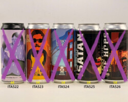 ITA522-526 Crak Fram Brewery Farm After Sauna Helles, Milano da Birra, Larkin Street Double IPA Porta Bruciata, Birra Toccalmatto Madam Stan, Birra Toccalmatto Fistful of Hops Gluten Free, collezionisti di lattine di birra, birra artigianale Italia, Italienische Craft Bier Dosen, Beer Can Museum Austria, Bierdosen Museum Munderfing