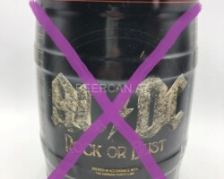 KEG034 AC/DC Rock or Bust (no concert scedule) 2015 Germany 15 EURO Party Keg Collector, 5 Liter Partyfass Sammlung, Partyfässer, Keg Collection, Keg Collector Germany