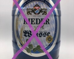 KEG067 Rieder Helle Weisse 2020 Austria 10 EURO Party Keg Collector, 5 Liter Partyfass Sammlung, Partyfässer, Keg Collection, Keg Collector Germany
