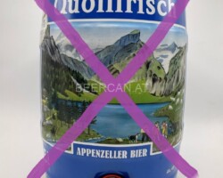 KEG127 Appenzeller Bier Ouöllfrisch 2013 Switzerland 15 EURO Party Keg Collector, 5 Liter Partyfass Sammlung, Partyfässer, Keg Collection, Keg Collector Germany
