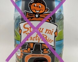 KEG130 Appenzeller Bier "Streu Mi Partybier" 2004 Switzerland 20 EURO Party Keg Collector, 5 Liter Partyfass Sammlung, Partyfässer, Keg Collection, Keg Collector Germany