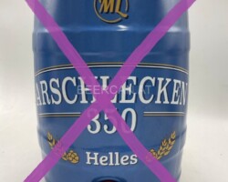 KEG142 Arschlecken 350 Helles 2021 Germany 15 Euro Party Keg Collector, 5 Liter Partyfass Sammlung, Partyfässer, Keg Collection, Keg Collector Germany