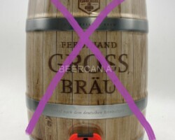 KEG144 Ferdinand Gross Bräu (Haller Löwenbräu Edelpils) 2022 Germany 15 EURO Party Keg Collector, 5 Liter Partyfass Sammlung, Partyfässer, Keg Collection, Keg Collector Germany