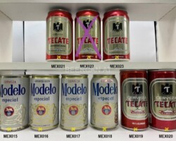 MEX015-023 Modelo Especial Cerveza Straight beer can, Modelo Especial Imported Beer, Modelo Especial Cerveza, Tecate Cerveza, Tecate Imported Beer, Mexico, can collection, Beer Can Collector, Cerveza Mexico