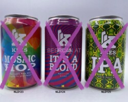NLD123-125 KEES Mosaik Hop, It´s Blonde, IPA, Holland Beer can collection, Bierdosen Holland