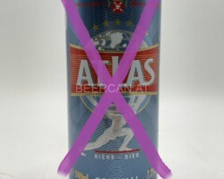 NLD145 Atlas Biere - Bier Original 50cl Can, Beer Can Netherlands, Holland Beer can collection, Craft Beer Can Holland, Bierdosensammler Österreich