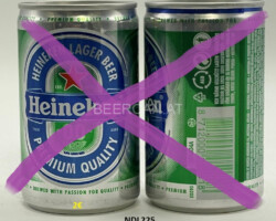 NLD225 Heineken 0.0 Mini Can 125ml Zero Can,  Netherlands beer cans for Asia, Holländische Bierdosen, Bierdosensammler