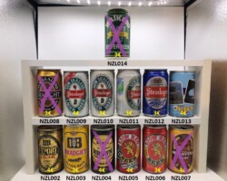 NZL002-014 DB Export, DB Draught, Lion Brown, Lion Red Beer, Mc Gavins Light, New Zealand Draught, Steinlager, Steinlager Rugby 1991, Steinlager Blue, Tiger Lily, Waikato W Draught, New Zealand beer can collection, beer can from New Zealand, Bierdosen aus Neuseeland