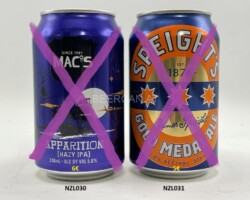 NZL030-031 Macs Apparition Hazy IPA, Speight´s Gold Medal Ale, New Zealand Craft Beer, New Zealand beer can collection, Beer Can Collector New Zealand