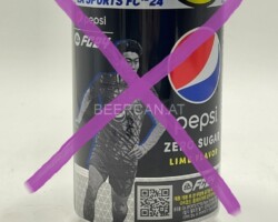 OCS164 Pepsi Zero Sugar Lime Flavor, EA SPORTS FC24, South Korea Pepsi Can Soccer Edition, Football Pepsi Edition, EA Sports FC24 Edition, Soft Drink Collector, Coke Can from Korea
