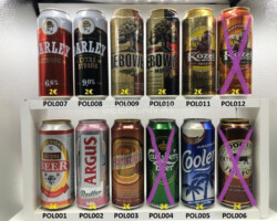 POL001-012 Polish beer can, Polnische Bierdose